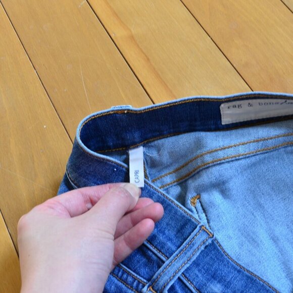 Rag & Bone Skinny Capri Jeans Size 26 - Picture 6 of 11